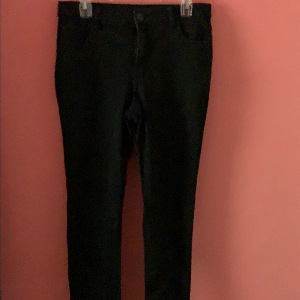 Black skinny denim jeans